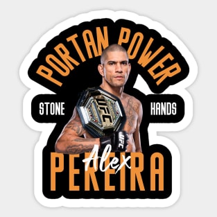 Alex-Pereira Sticker